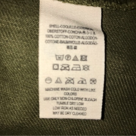 Free People Jacket Willow Spring Peplum Denim Womens Green Size XS - Picture 8 of 12